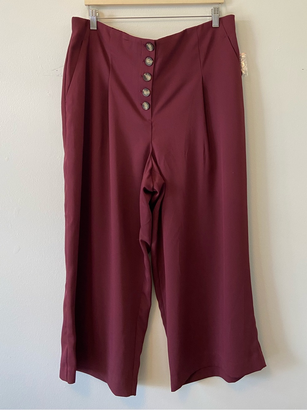 Reitmans Cropped Wide Leg Trousers